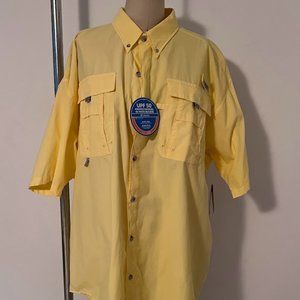 Columbia PFG Bahama II Mens Large Short Sleeve Vented Fishing Shirt